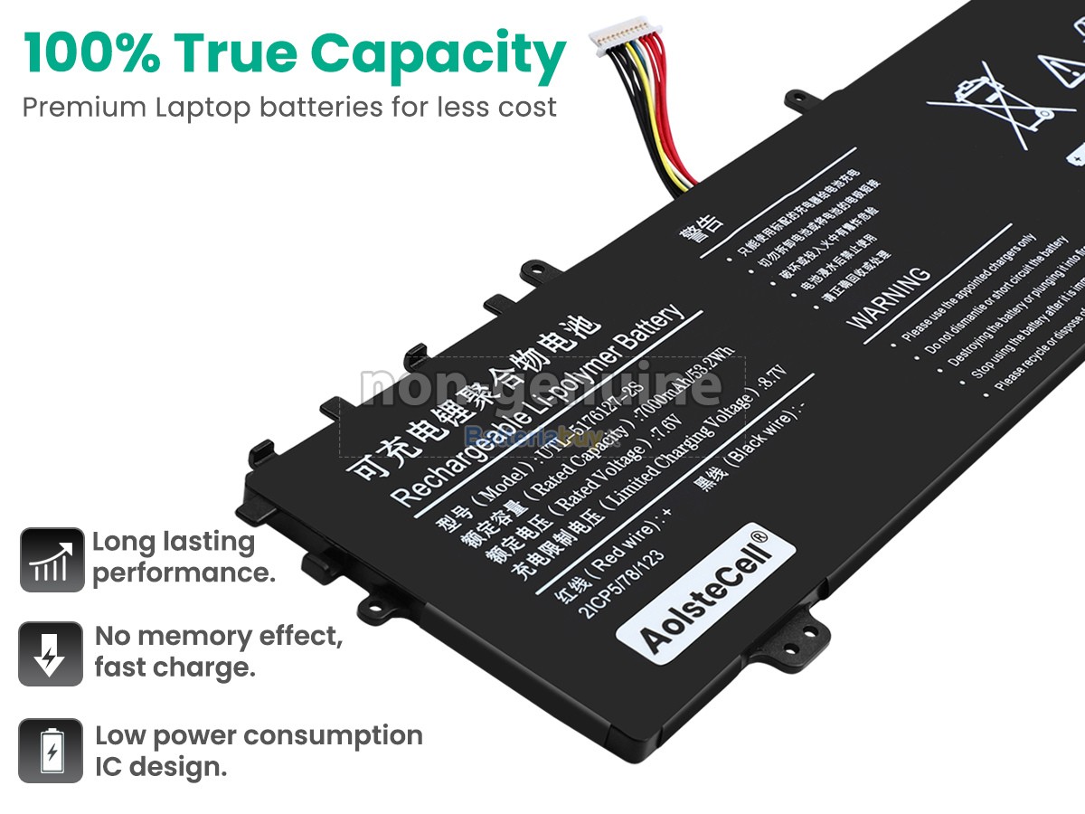 Batteria per AolsteCell UTL-5176127-2S