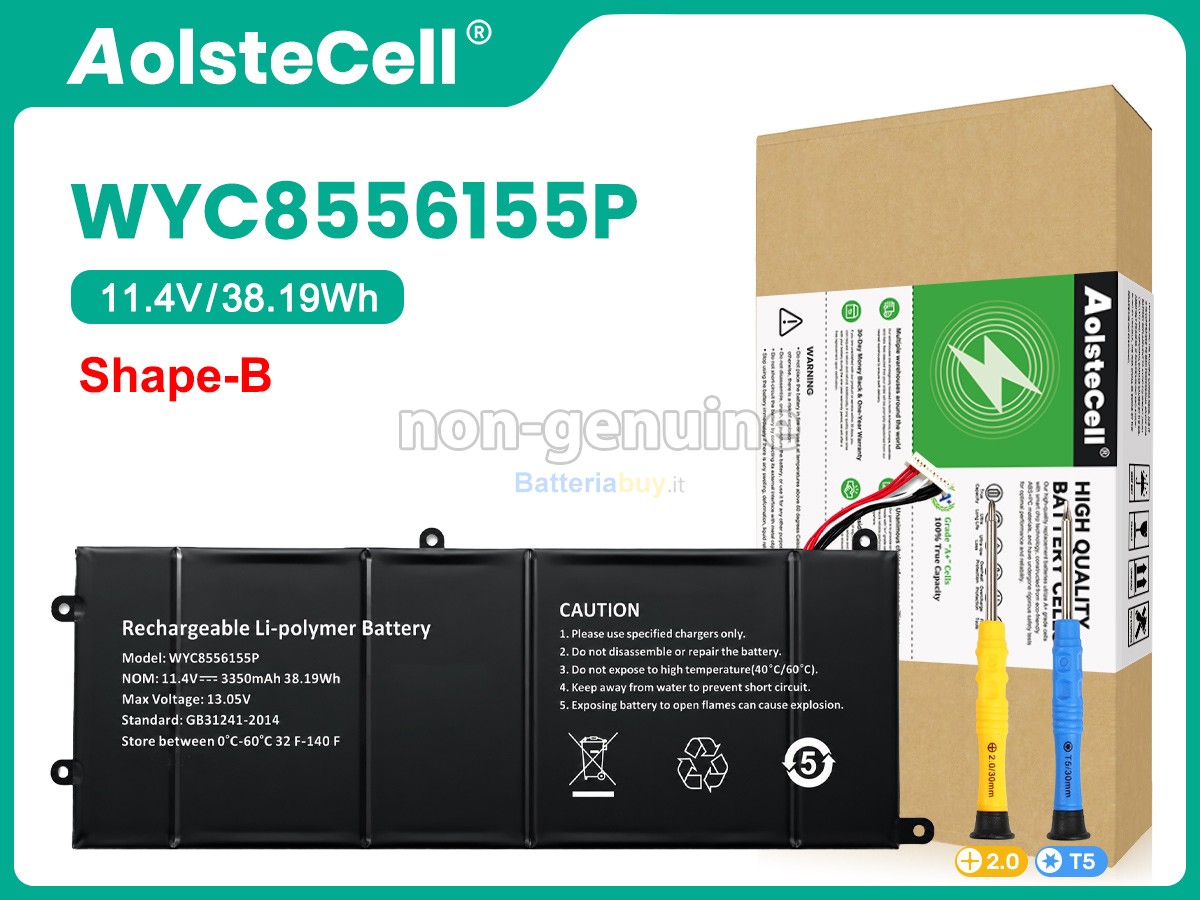 Batteria per AolsteCell WYC8556155P