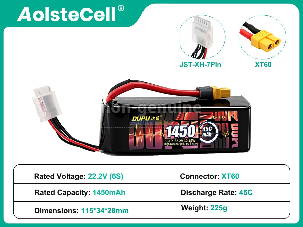 Batteria per AolsteCell 22.2V 1450MAH 45C XT60
