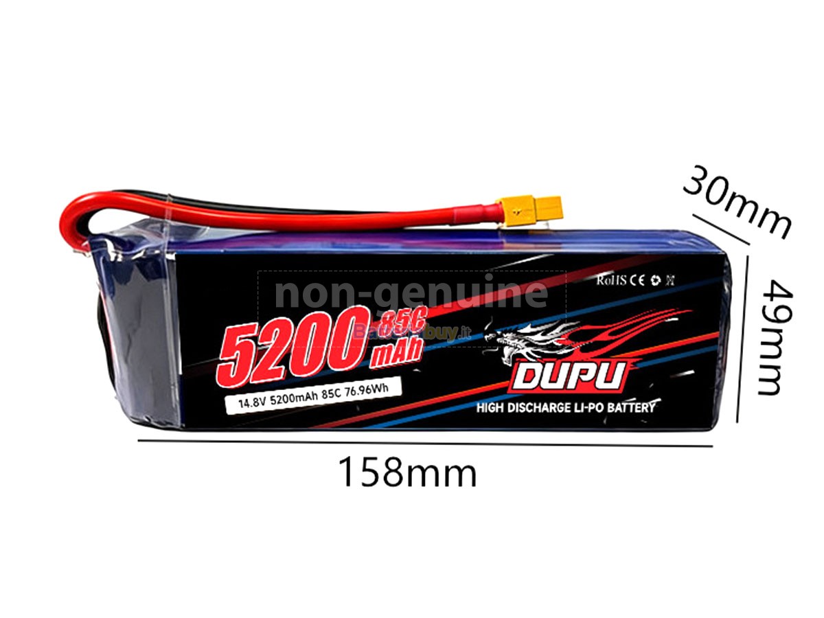 Batteria per AolsteCell 14.8V 4S 5200MAH 85C XT60