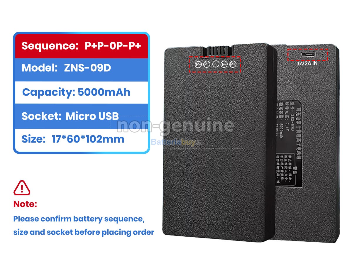 Batteria per AolsteCell ZNS-28