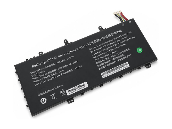 Batteria AolsteCell AEC677475-3S1P