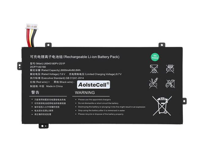 Batteria AolsteCell U6945180PV-2S1P