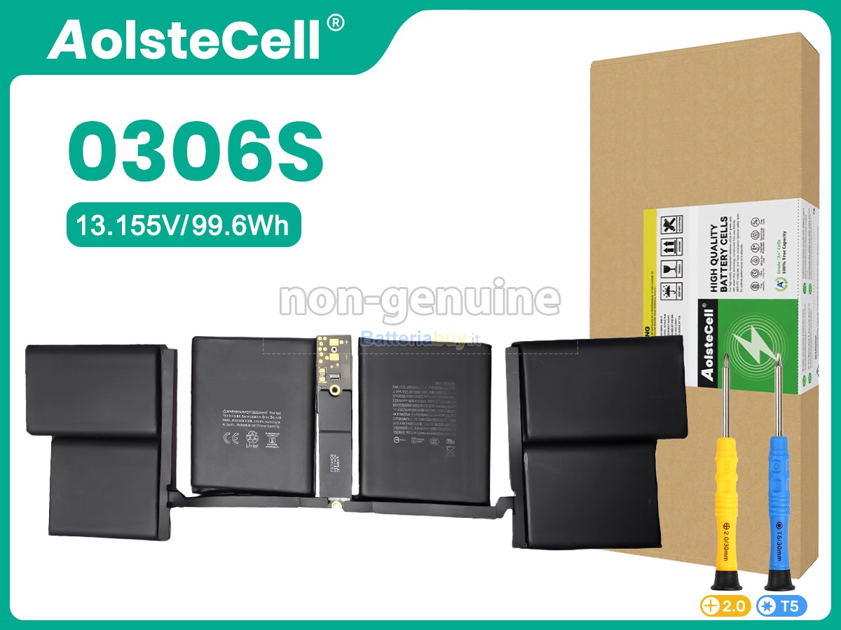 Batteria per Apple MacBook Pro 16-inch M4 MAX 14 CPU-32 GPU 4.5GHZ 2024 A3186