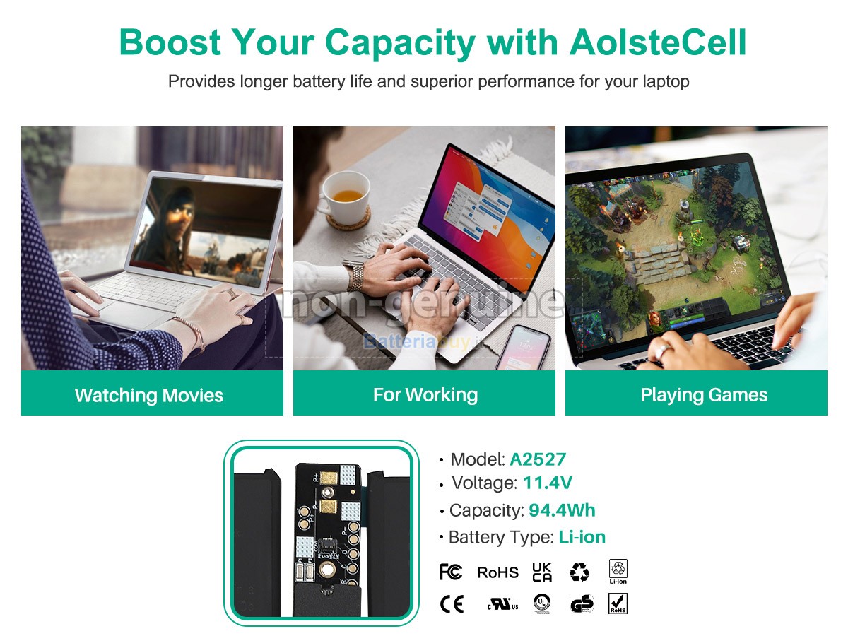 Batteria per Apple MK183LL/A