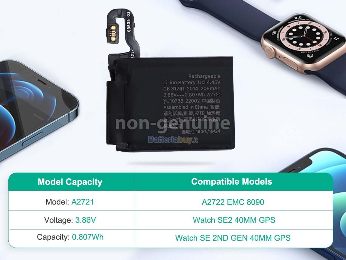 Batteria per Apple A2722