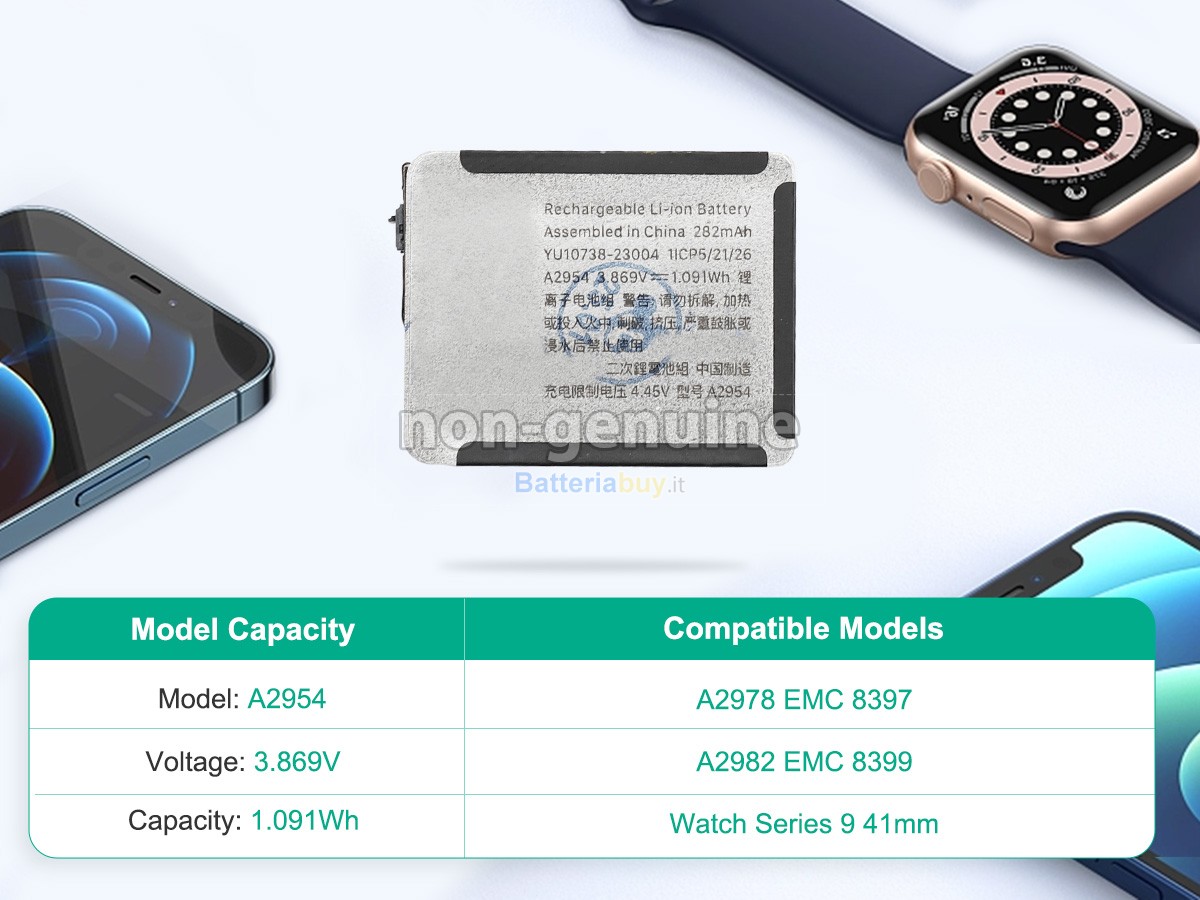Batteria per Apple A2954