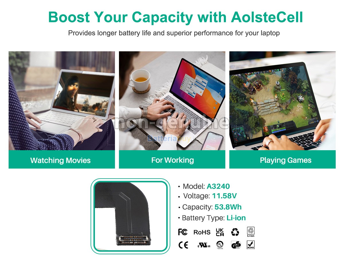 Batteria per Apple MC6T4LL/A