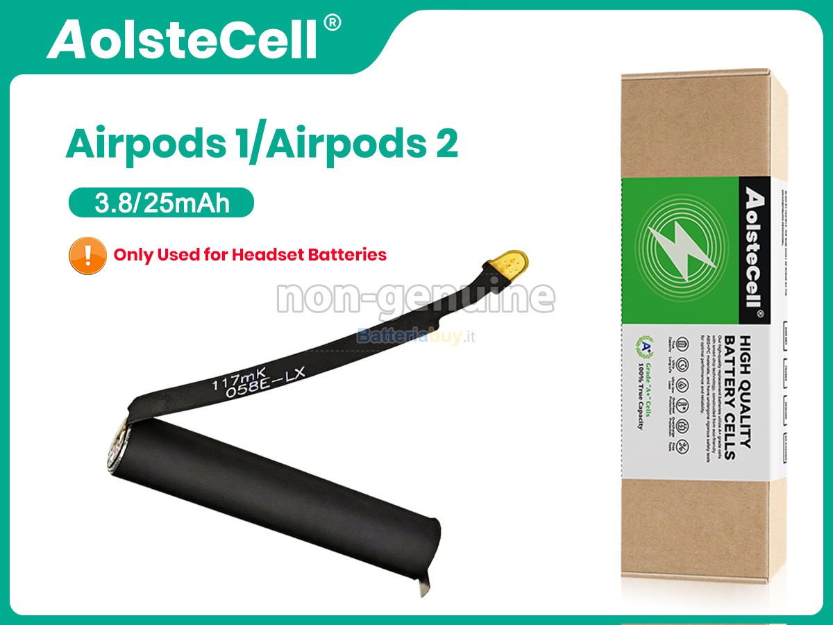 Batteria per Apple AIRPODS 2 CHARGING CASE