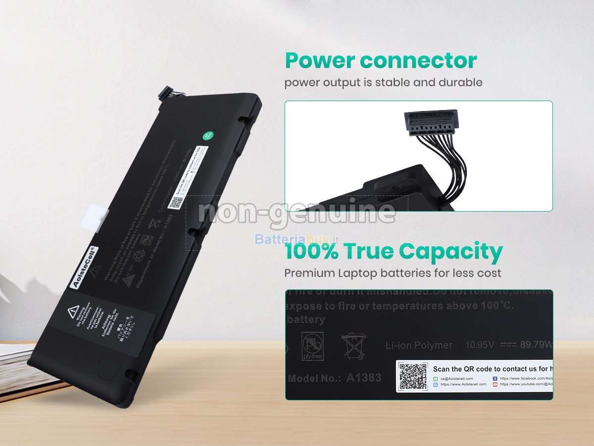 Batteria per Apple MacBook Pro 17 inch MC725E/A