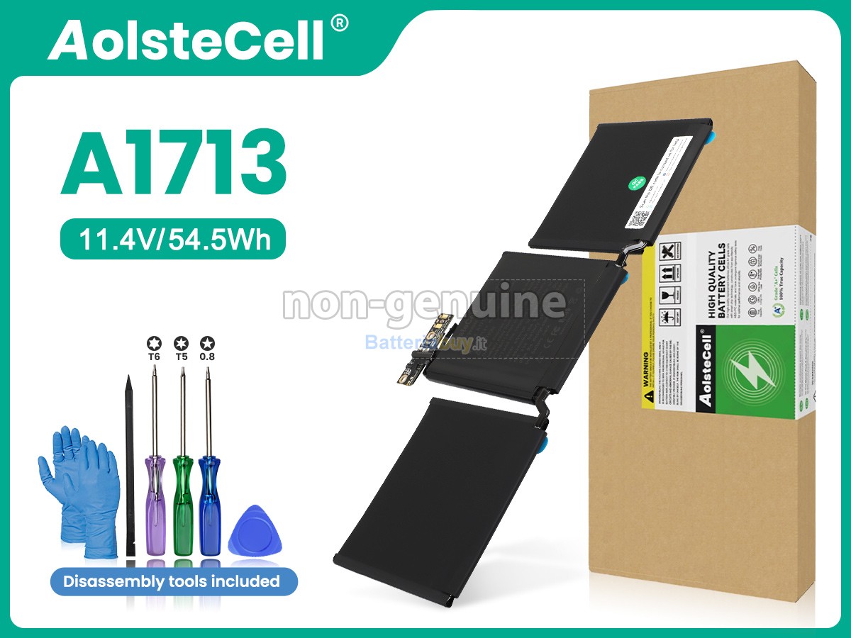 Batteria per Apple MacBook Pro Core I5 2.0 13 inch A1708(Late 2016)