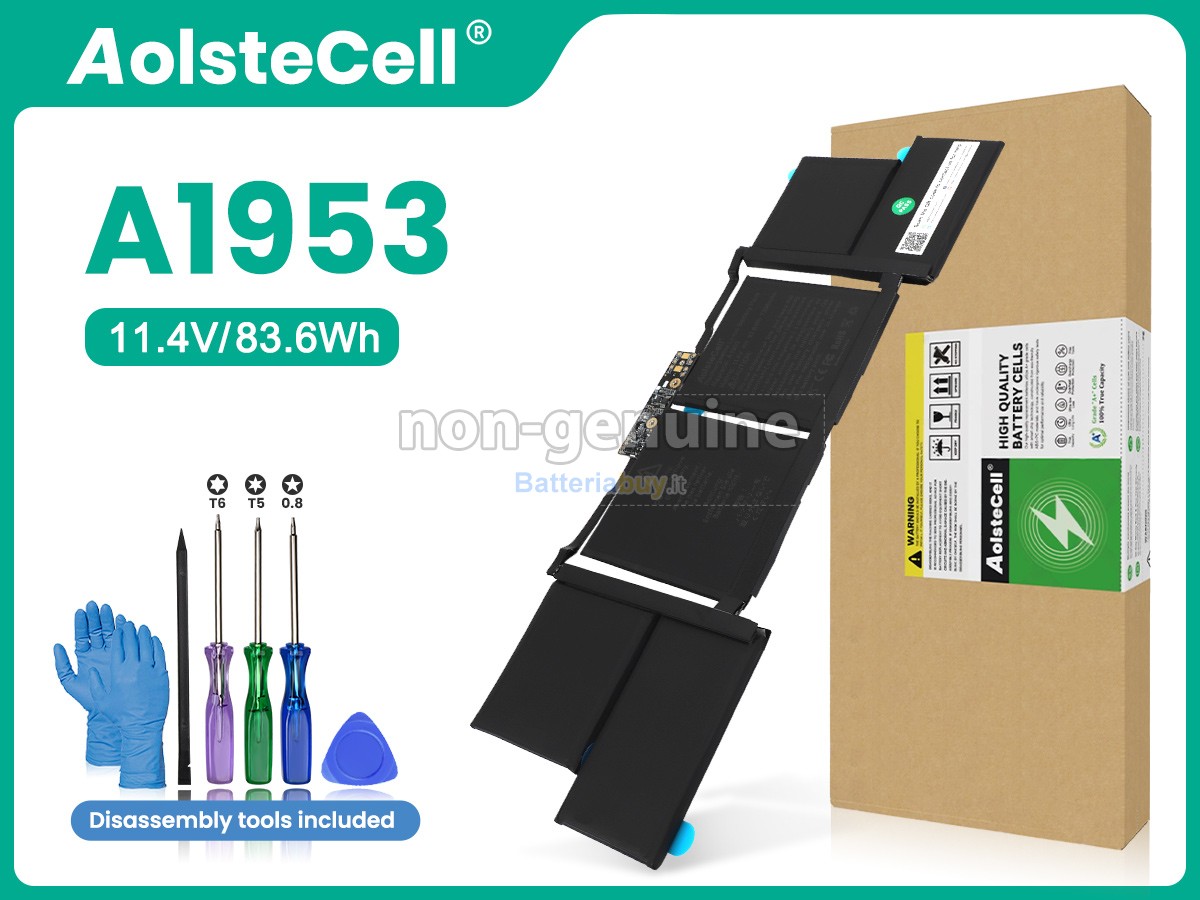 Batteria per Apple MacBook Pro Core I7 2.6G 15 inch TOUCH/2018