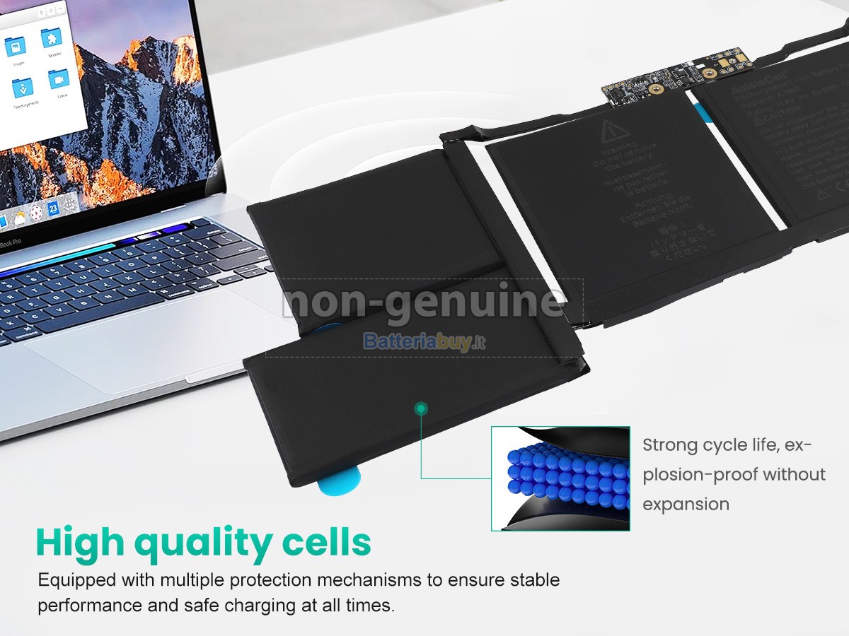 Batteria per Apple MacBook Pro Core I7 2.6G 15 inch TOUCH/2018