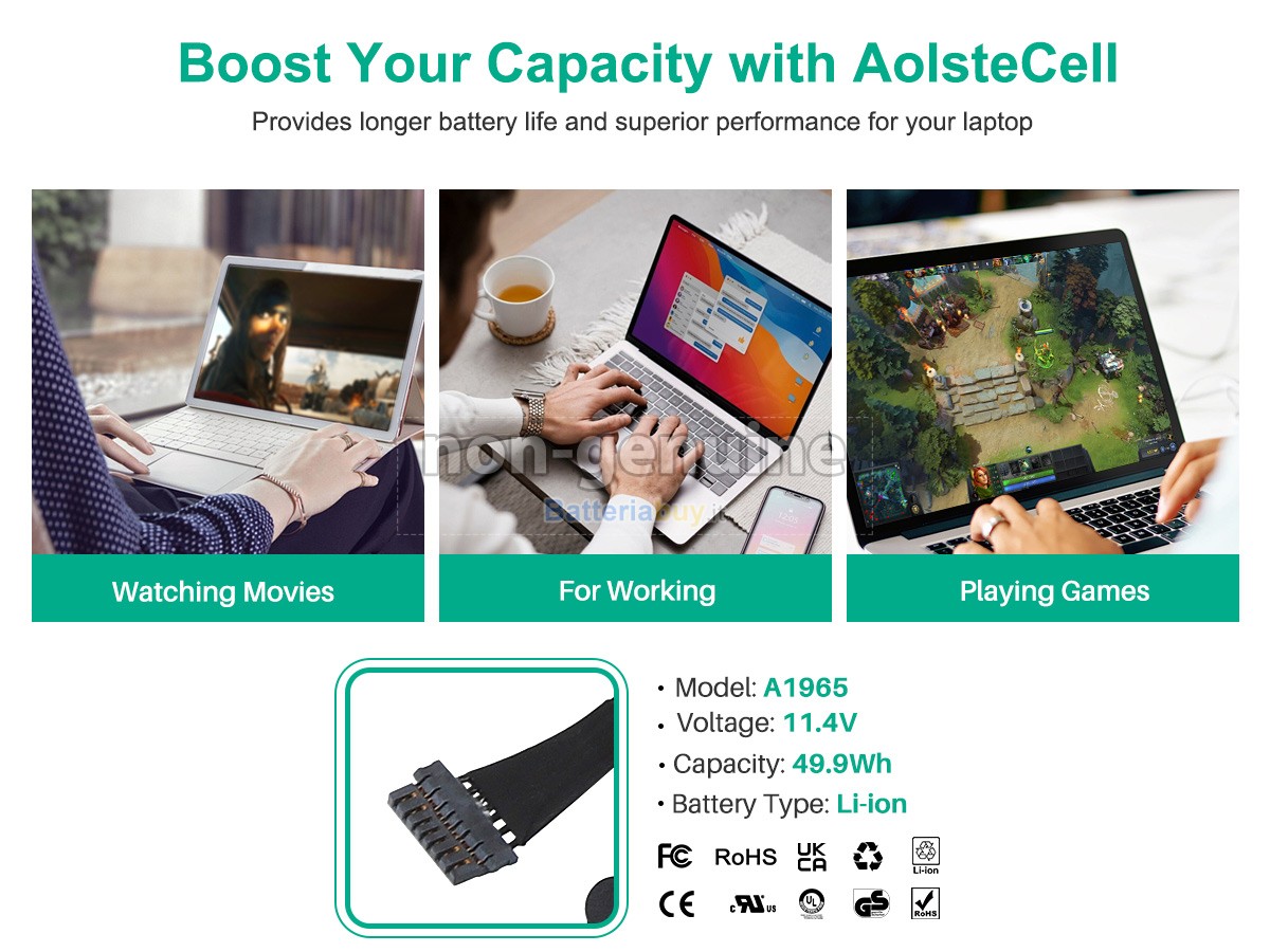 Batteria per Apple MacBook Air 13-inch A2179 2020 Year