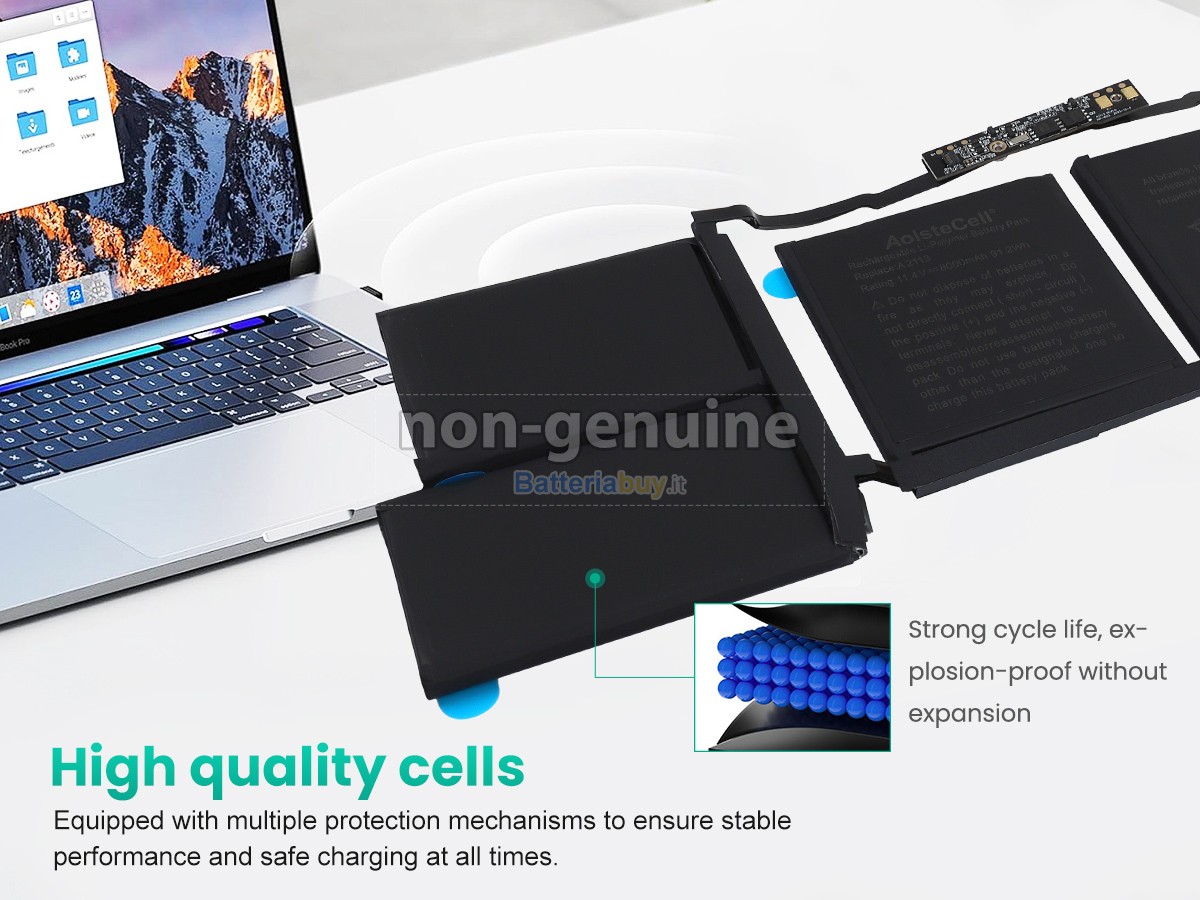 Batteria per Apple MacBook Pro 16-inch Core I9 2.3GHZ 2019 A2141 EMC 3347