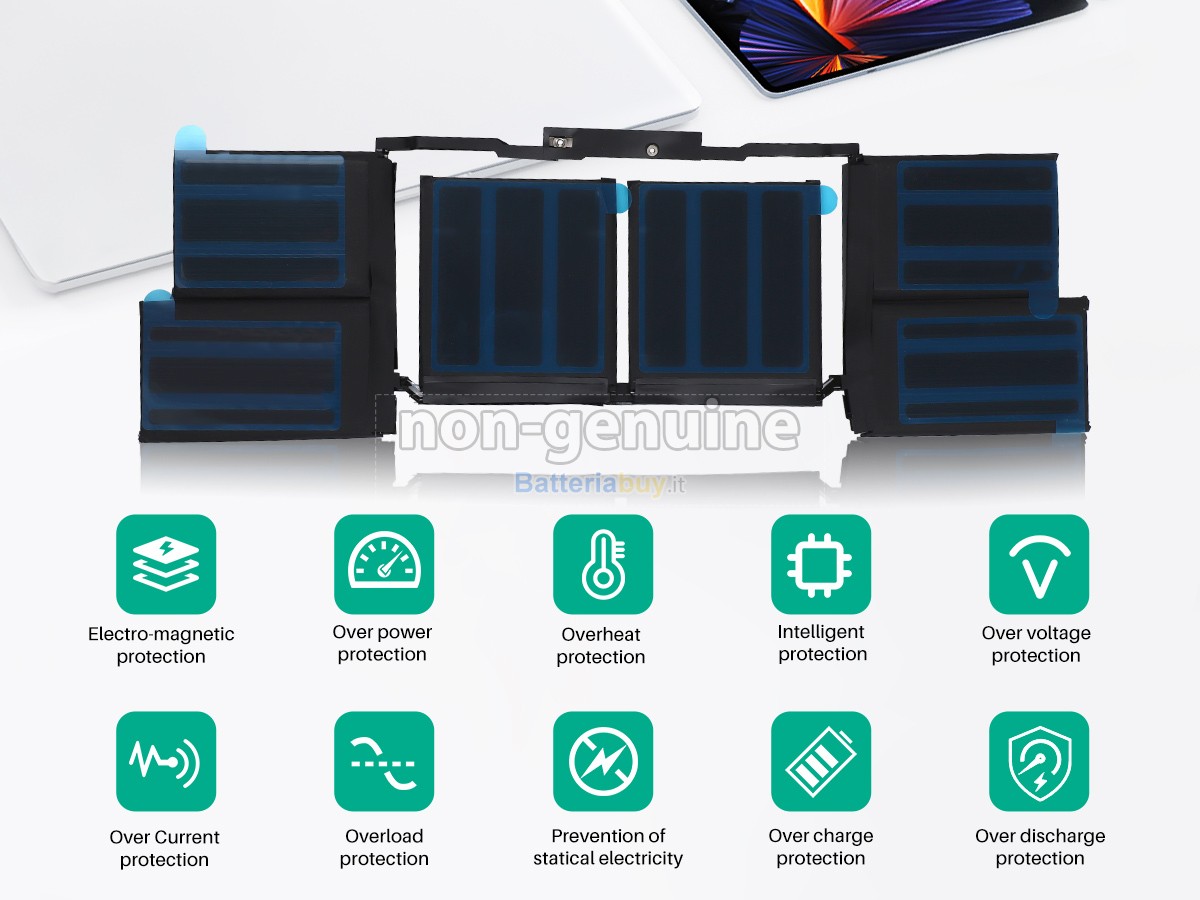 Batteria per Apple MacBook Pro 16-inch Core I9 2.3GHZ 2019 A2141 EMC 3347