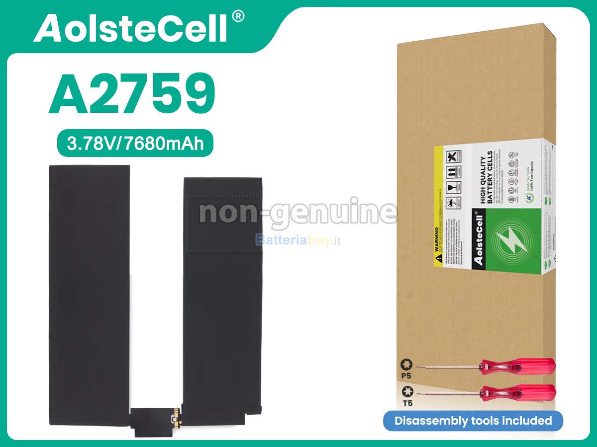 Batteria per Apple A2762 EMC 8168