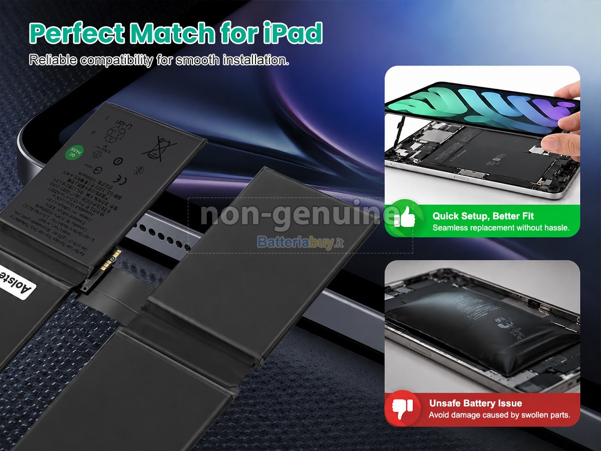Batteria per Apple iPad Pro 12.9inch 6TH GEN 2022