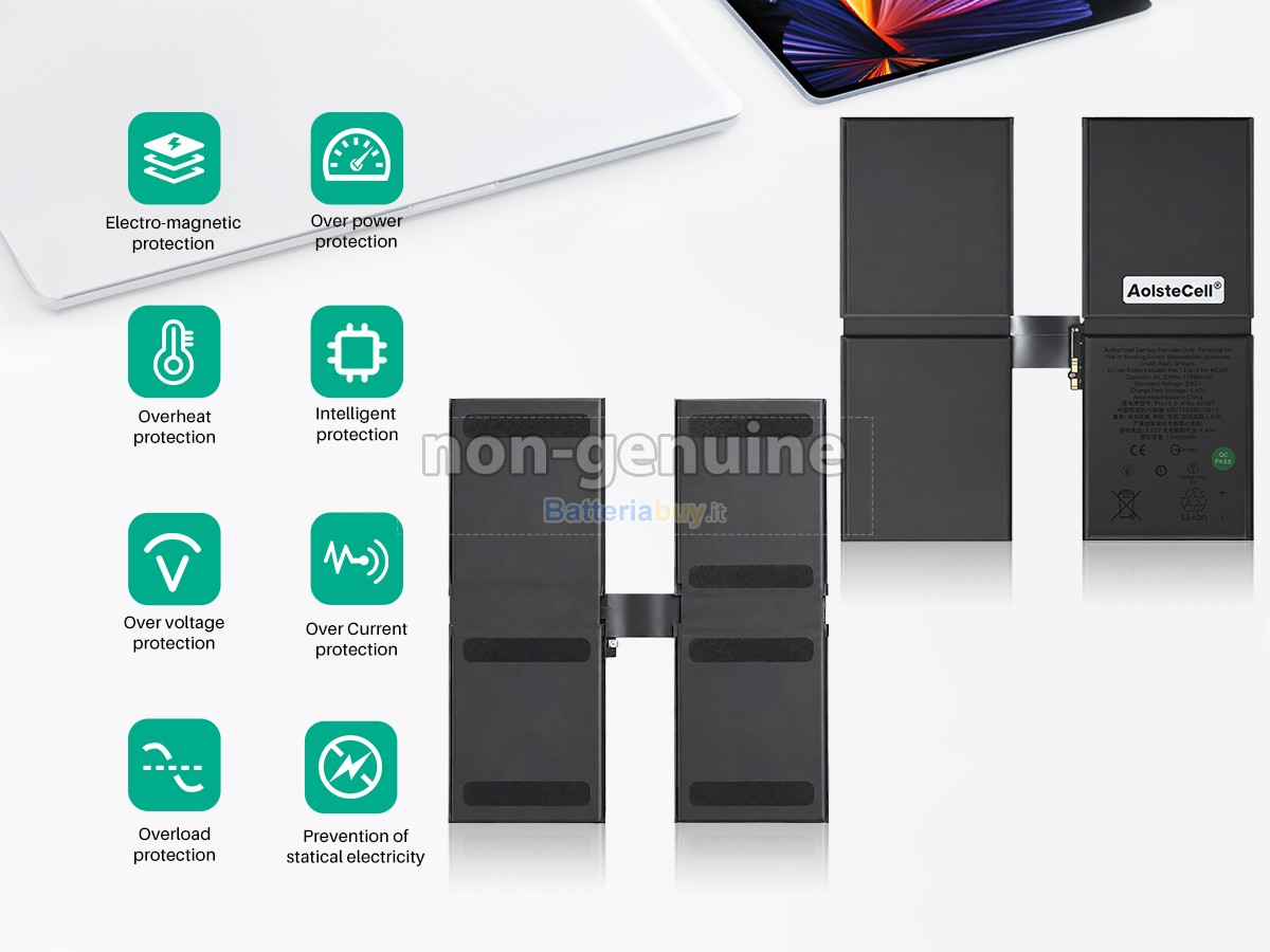 Batteria per Apple iPad Pro 12.9inch 6TH GEN 2022