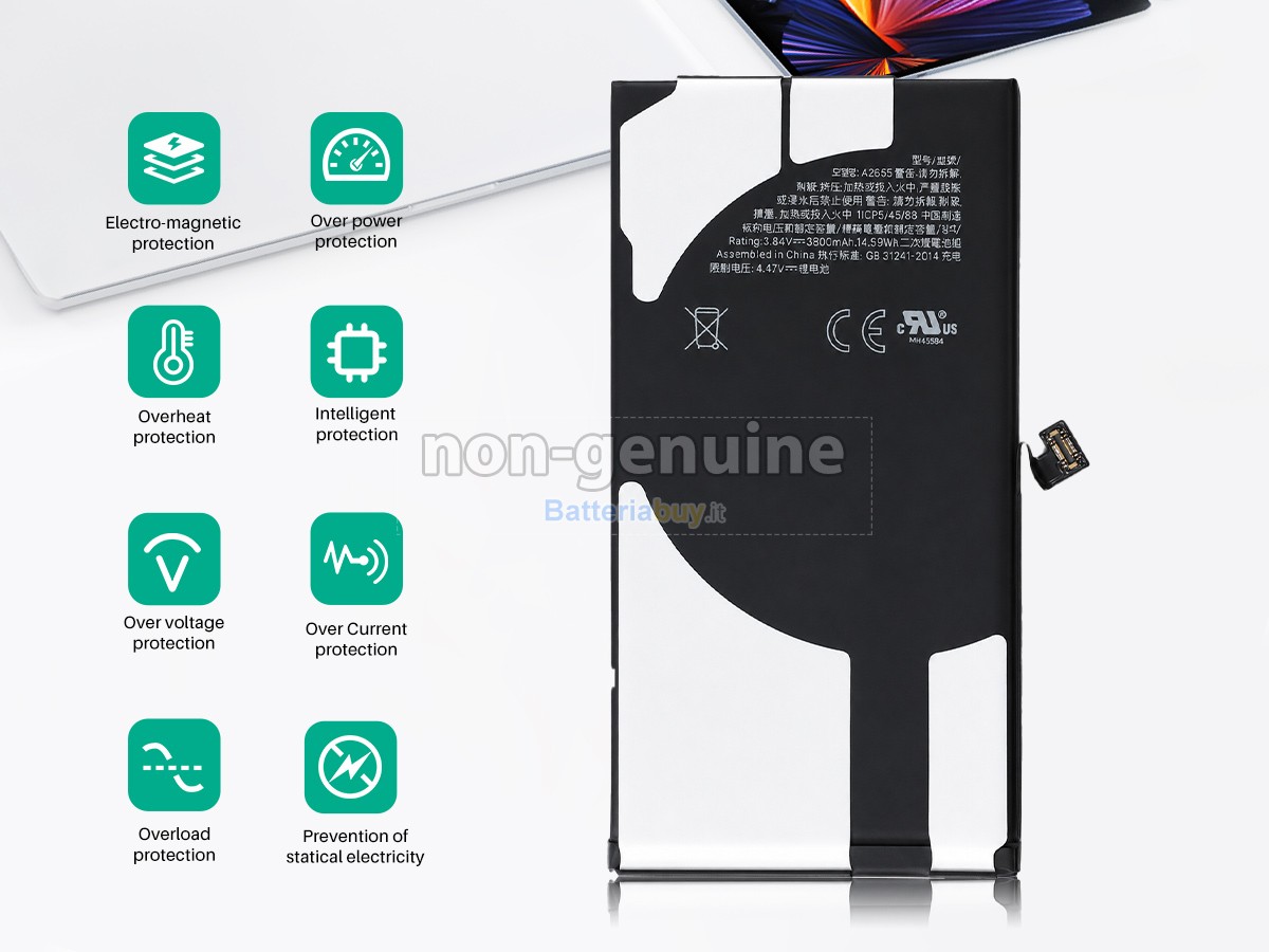 Batteria per Apple A2633 EMC 4031