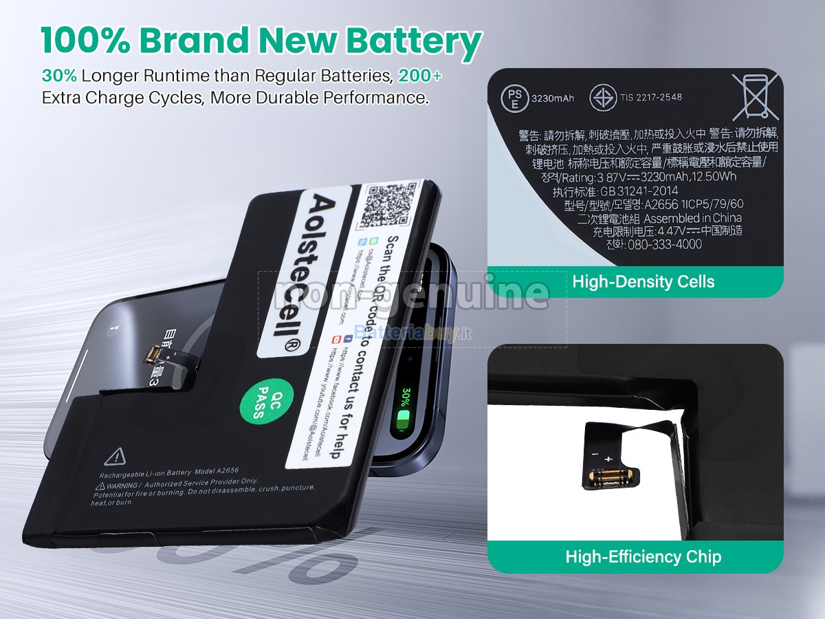 Batteria per Apple IPHONE 13 PRO 5G