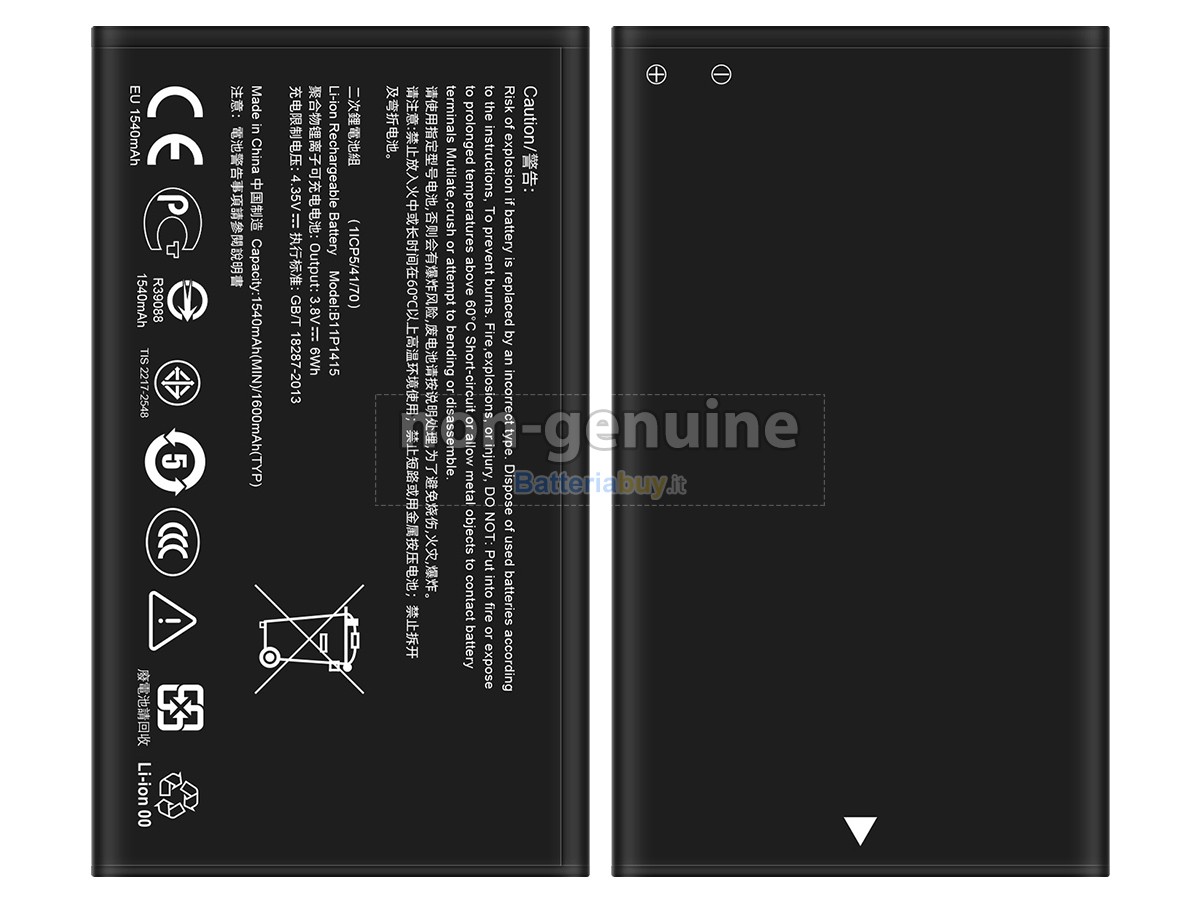 Batteria per Asus ZENFONE GO 4.5
