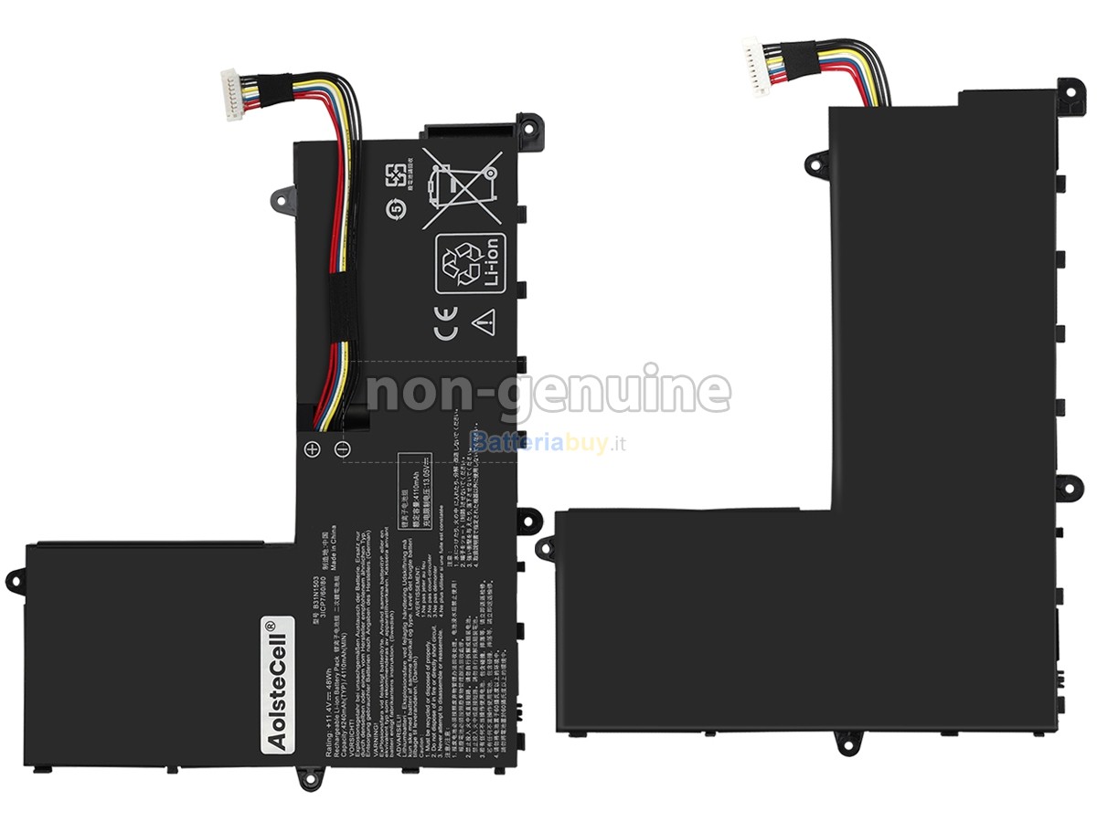 Batteria per Asus B31N1503(3ICP7/60/80)