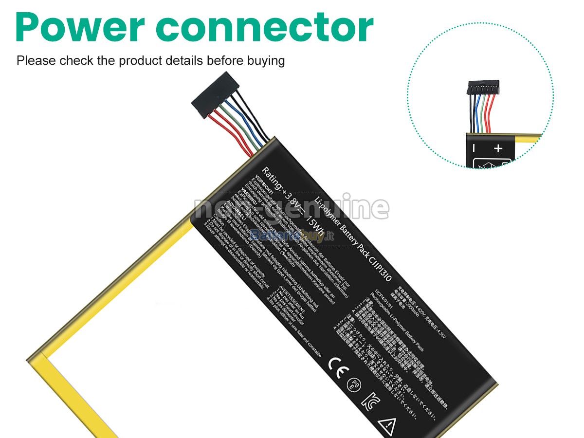 Batteria per Asus K00E