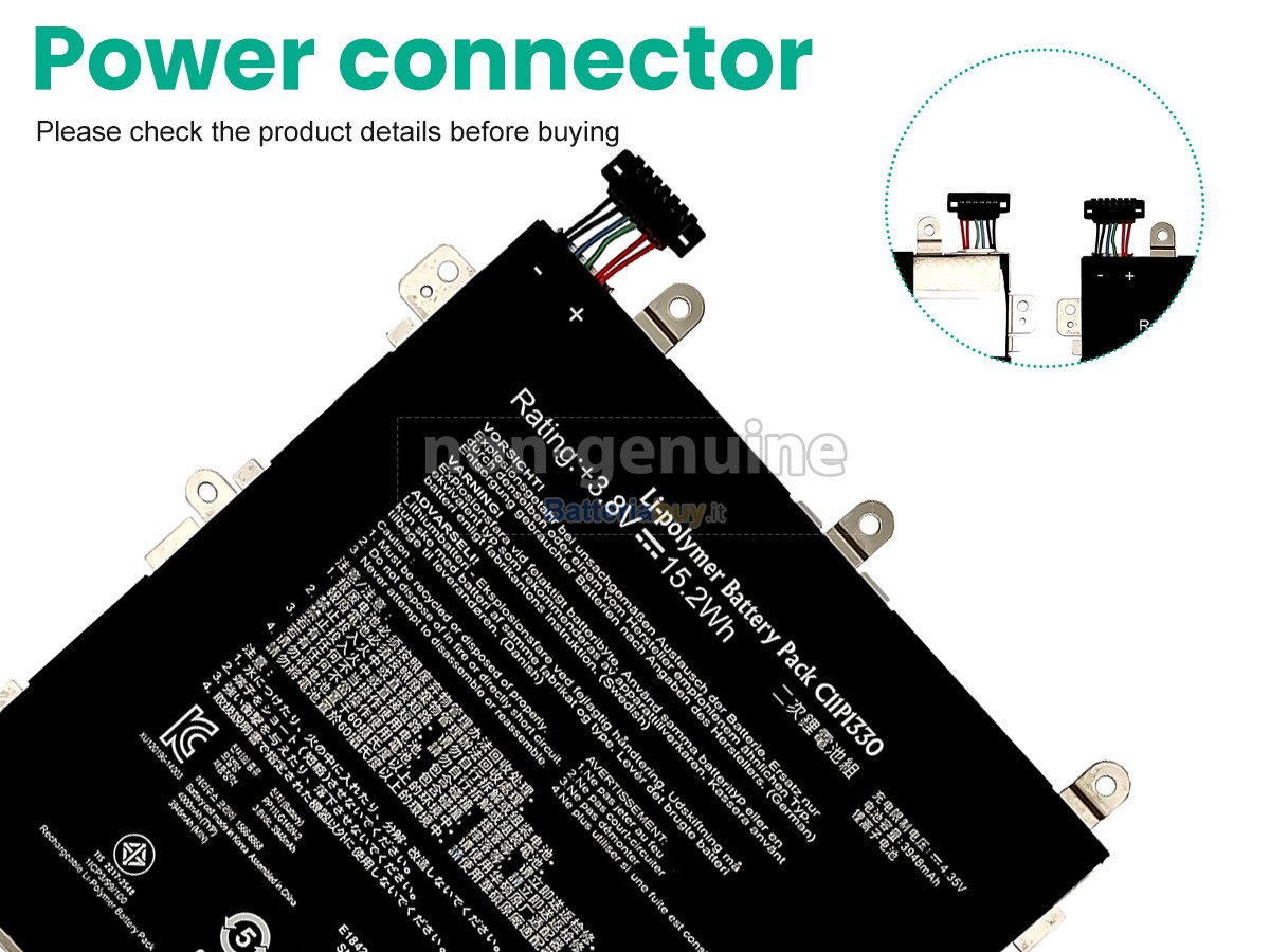 Batteria per Asus C11P1330