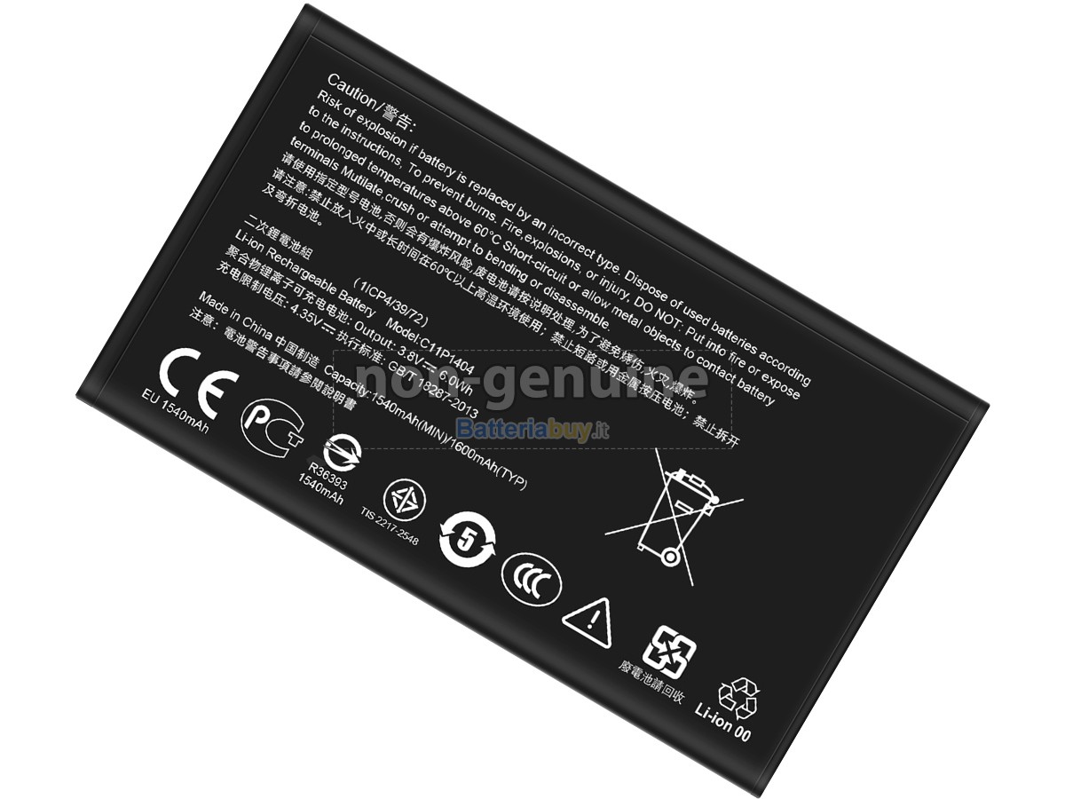 Batteria per Asus C11P1404