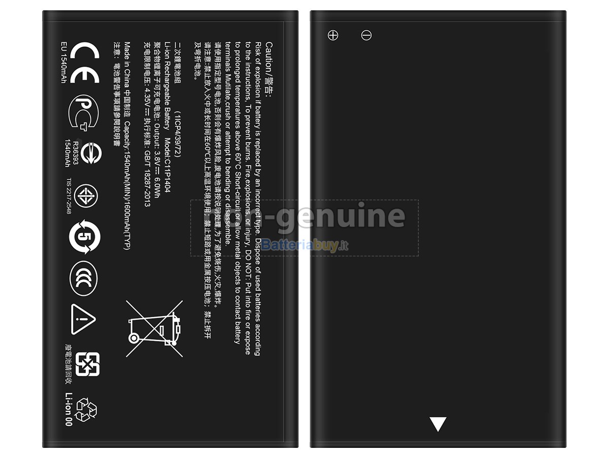 Batteria per Asus C11P1404