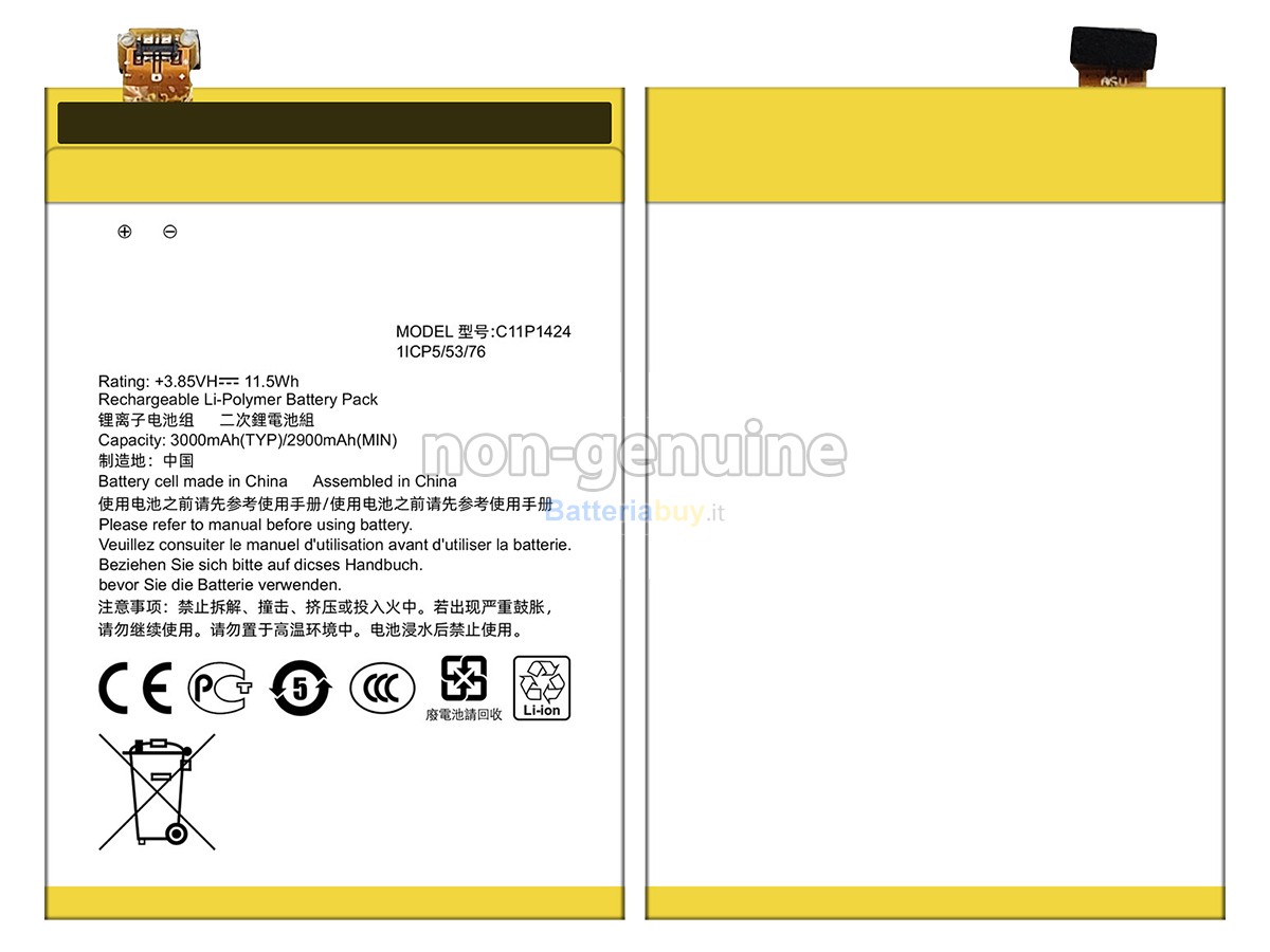 Batteria per Asus ZF2