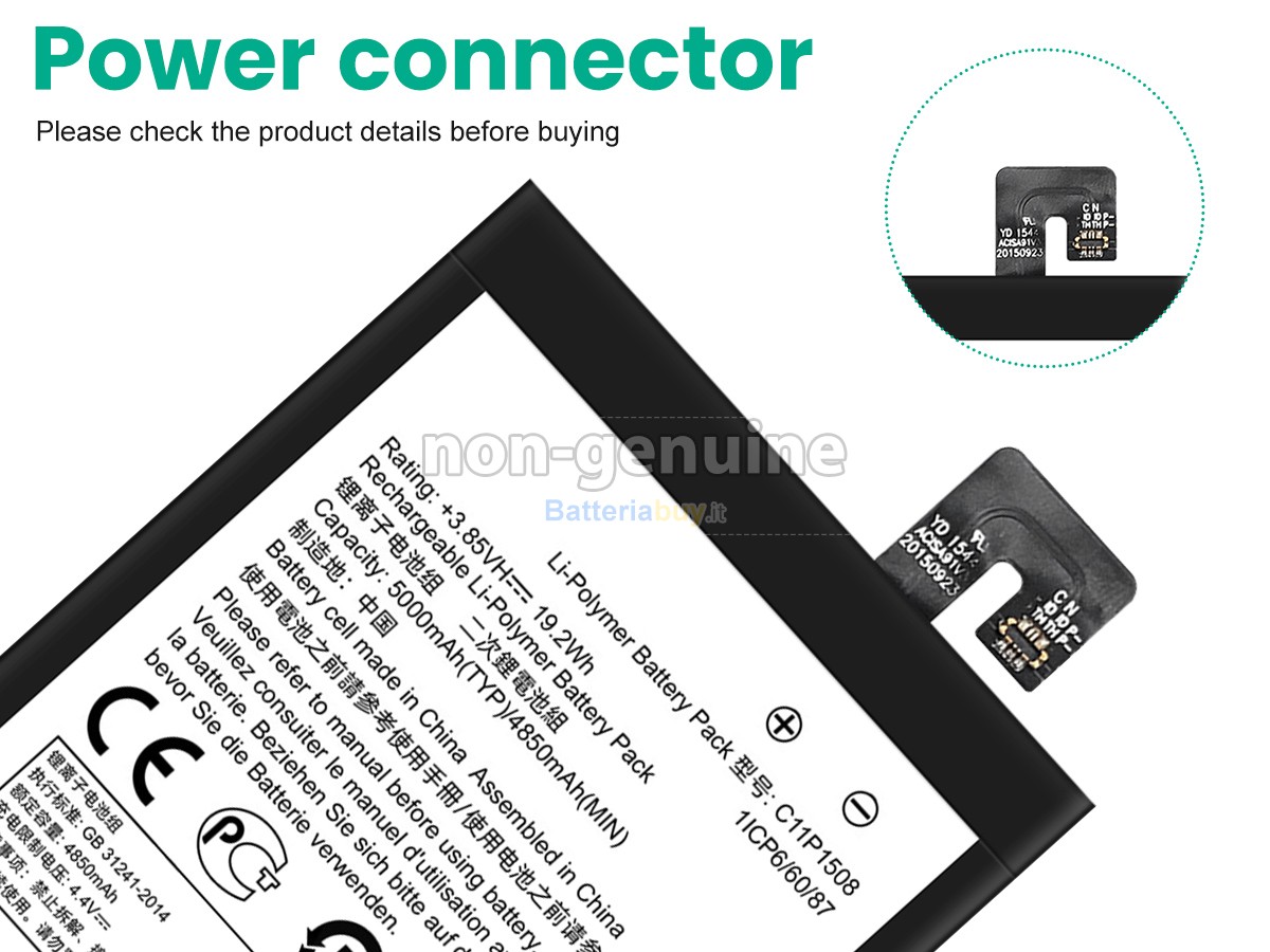 Batteria per Asus ZENFONE MAX