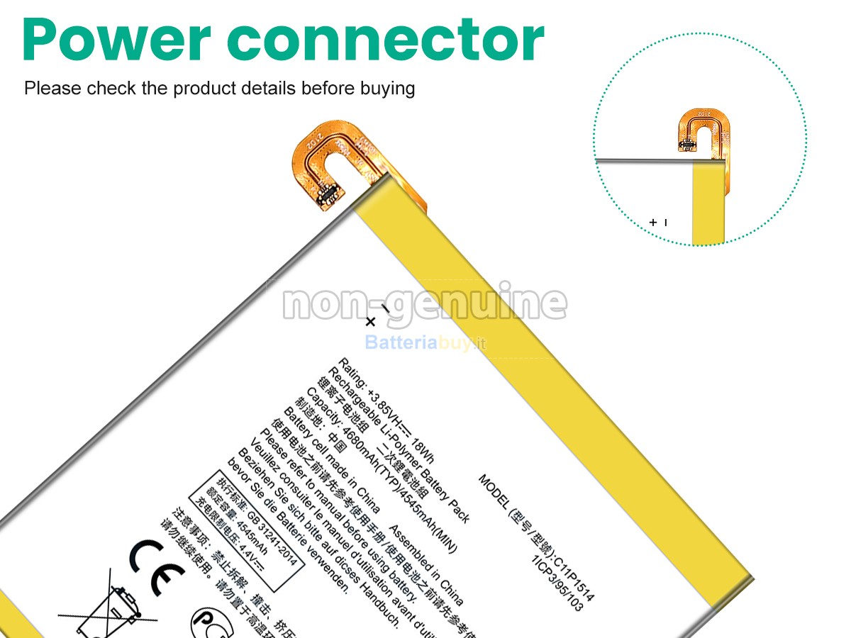 Batteria per Asus C11P1514