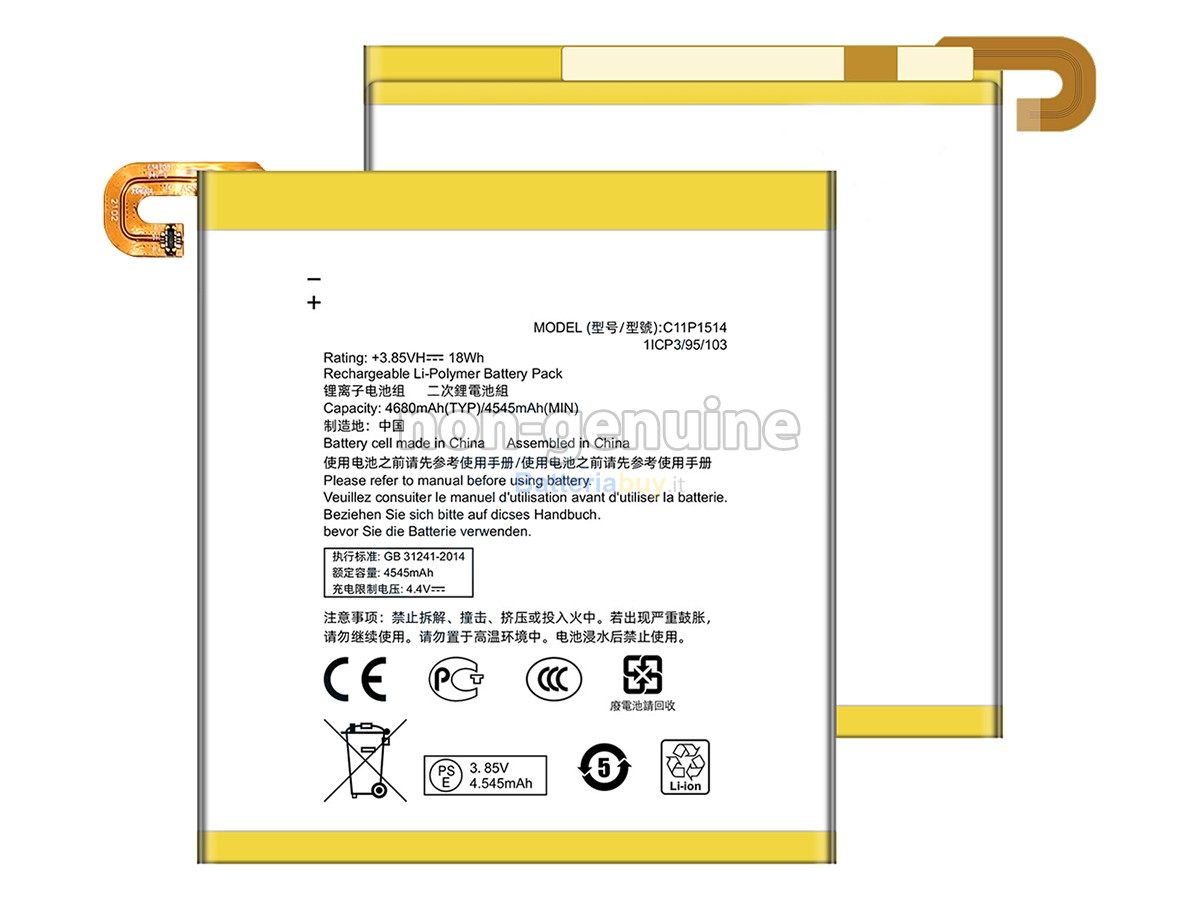 Batteria per Asus C11P1514