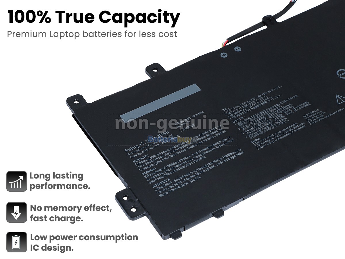 Batteria per Asus Chromebook C523NA-A20120