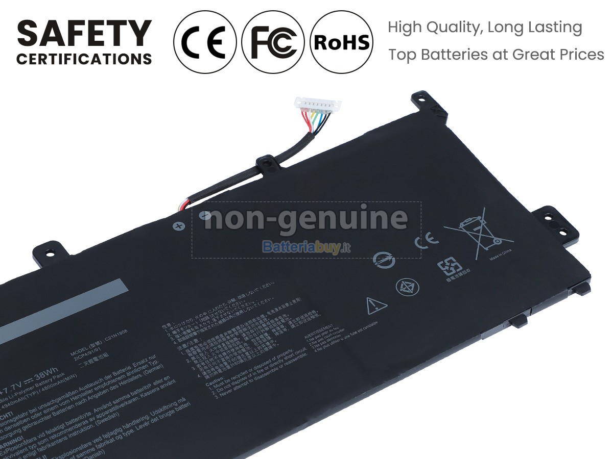 Batteria per Asus Chromebook C523NA-A20120