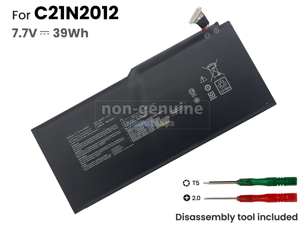 Batteria per Asus C21N2012