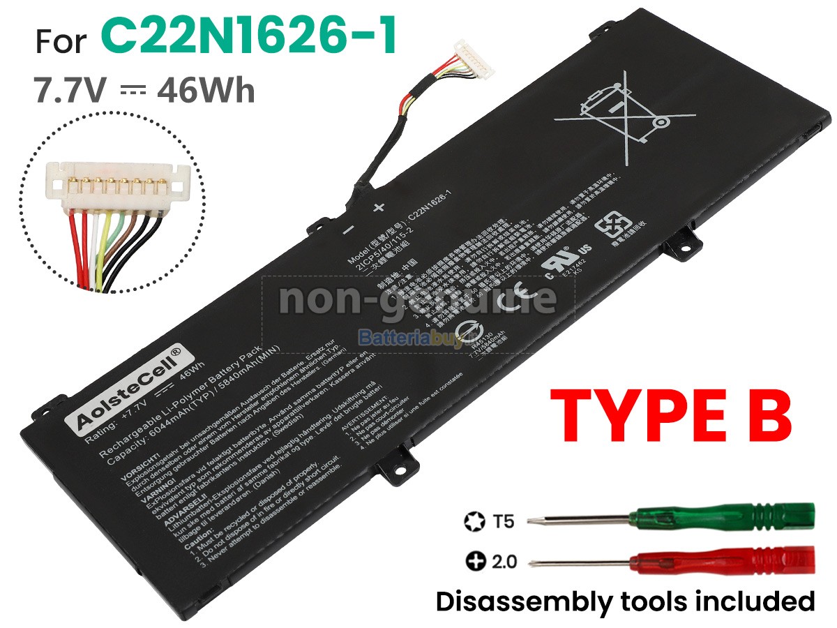 Batteria per Asus C22PJJ1