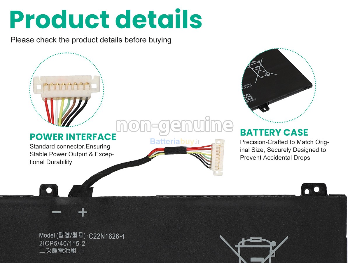 Batteria per Asus C22PJJ1