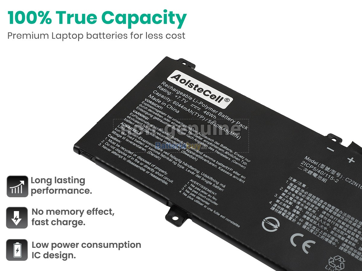 Batteria per Asus Chromebook Flip C213NA-BW0037