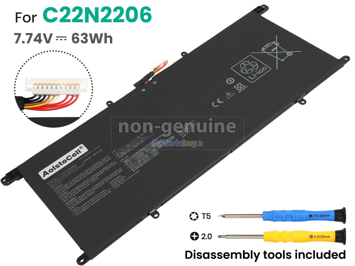 Batteria per Asus ZenBook S 13 OLED UX5304VA-NQ027W