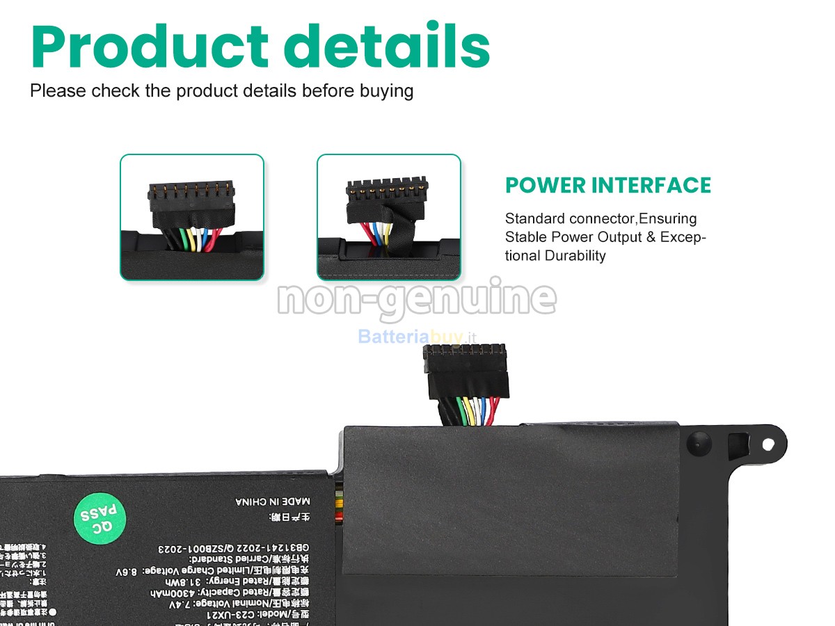 Batteria per Asus ZenBook UX21E-MA2