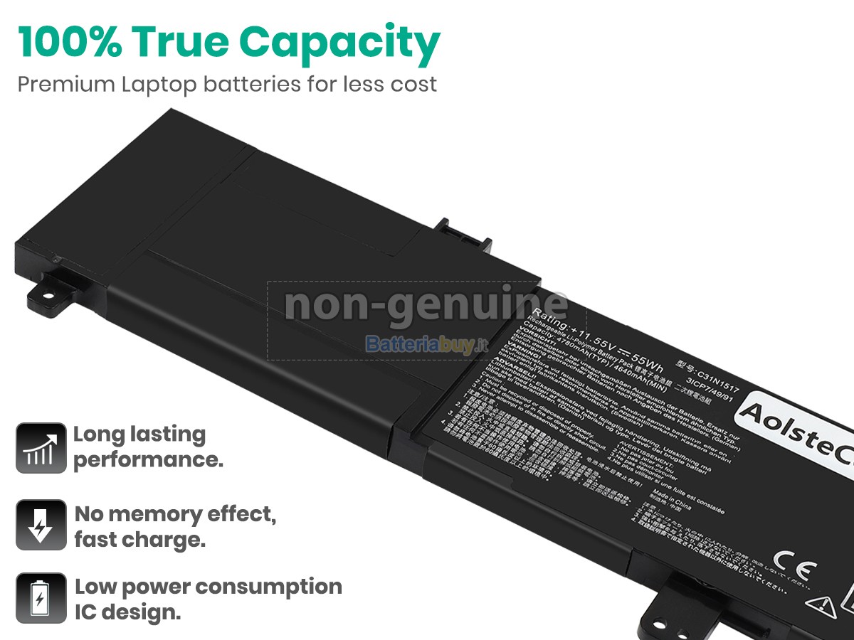 Batteria per Asus VivoBook Flip TP301UJ-C4014T