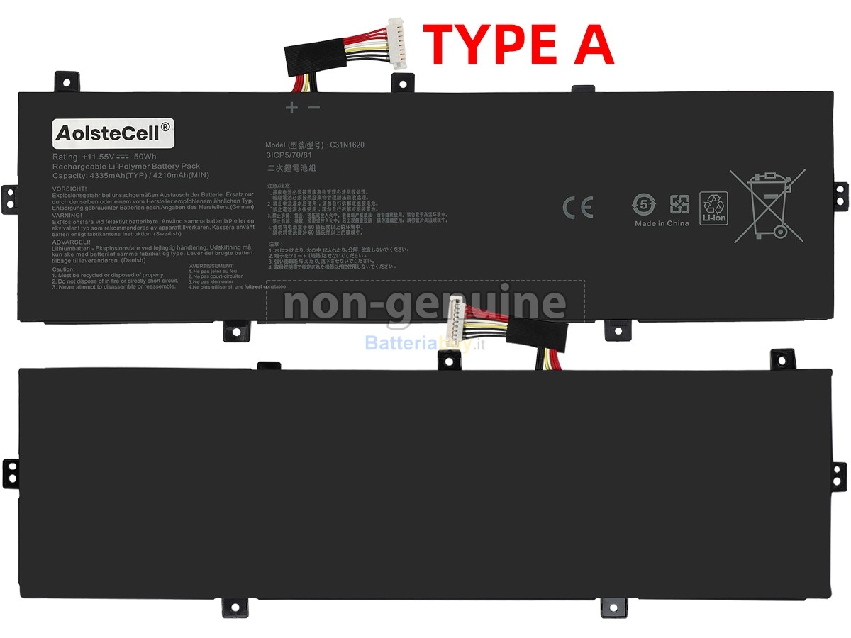 Batteria per Asus C31POJ1