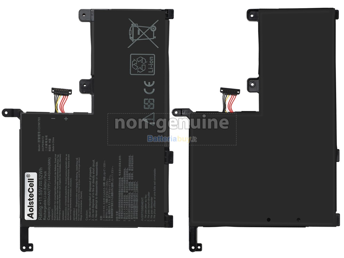 Batteria per Asus 0B200-02650100