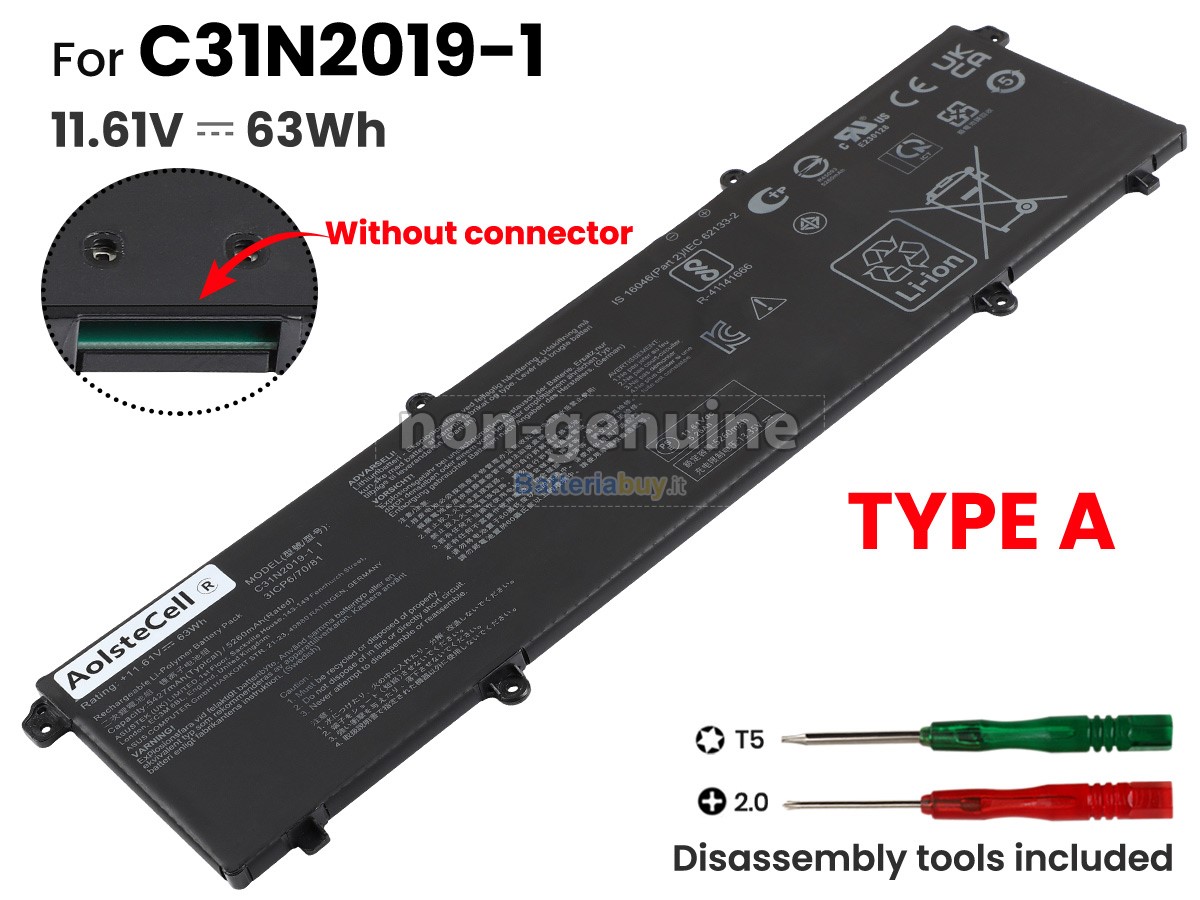 Batteria per Asus VivoBook Pro 15 OLED M3500QA