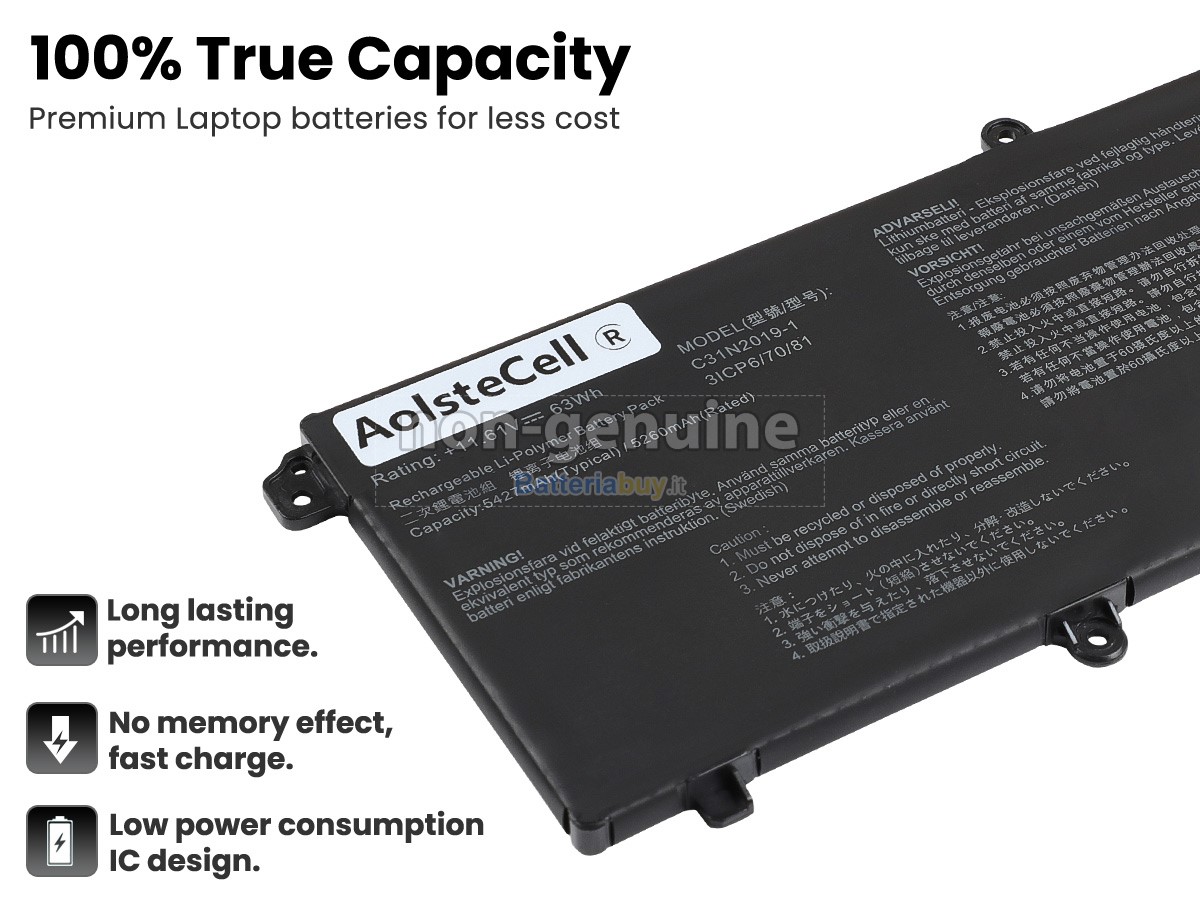 Batteria per Asus VivoBook Pro 15 OLED M3500QA