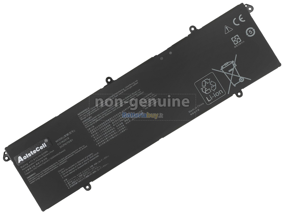 Batteria per Asus VivoBook Pro 14X OLED N7400PC-KM024T