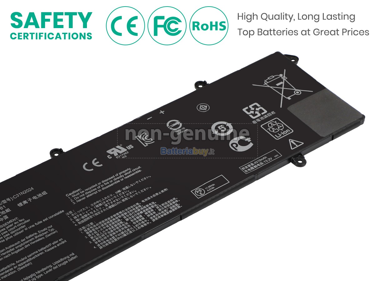 Batteria per Asus VivoBook Pro 14X OLED N7400PC-KM024T